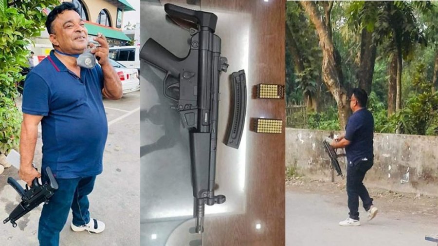 অস্ত্র হাতে ভাইরাল জুয়েল গ্রেফতার